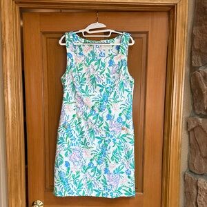 Lilly Pulitzer Blue, Green and Pink Floral Dress